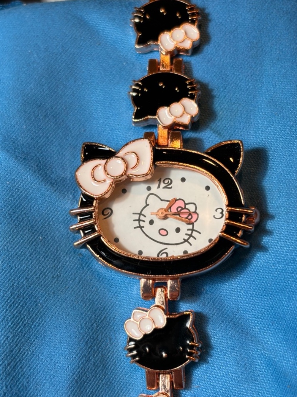 Hello Kitty Watch - New, Black Color, 8” #206501298687